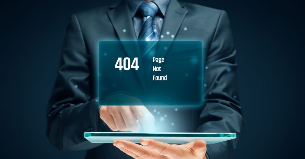 custom 404 page